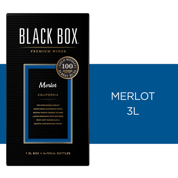 Black Box Wines Merlot Red Wine Box Same-Day Delivery or Pickup