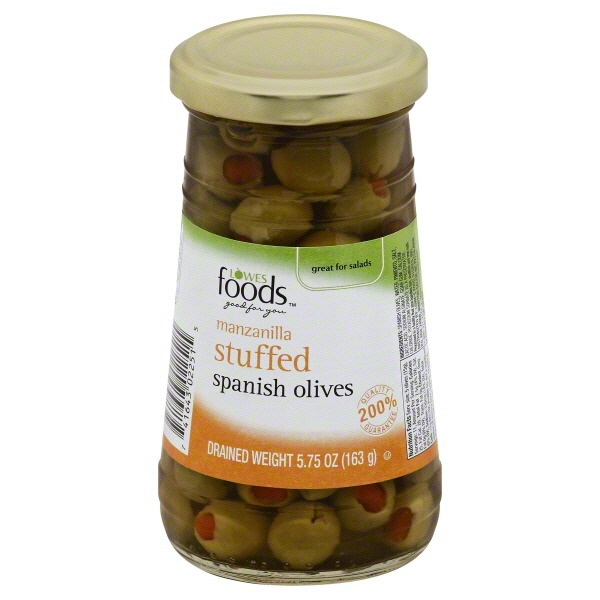 Lowes Foods Pimiento Olives, Stuffed
