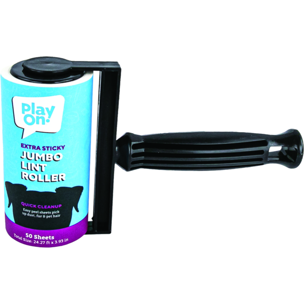 Play On Jumbo Extra Sticky 50 Sheet Dog Grooming Lint Roller