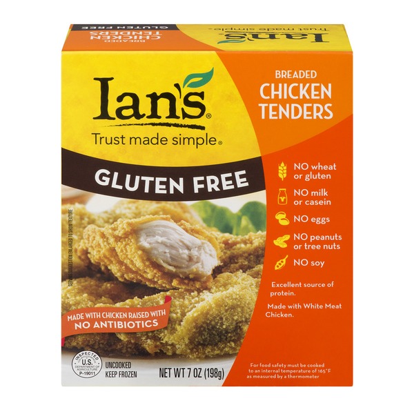 Ian's Breaded Chicken Tenders Gluten Free (7 oz) from Safeway Instacart