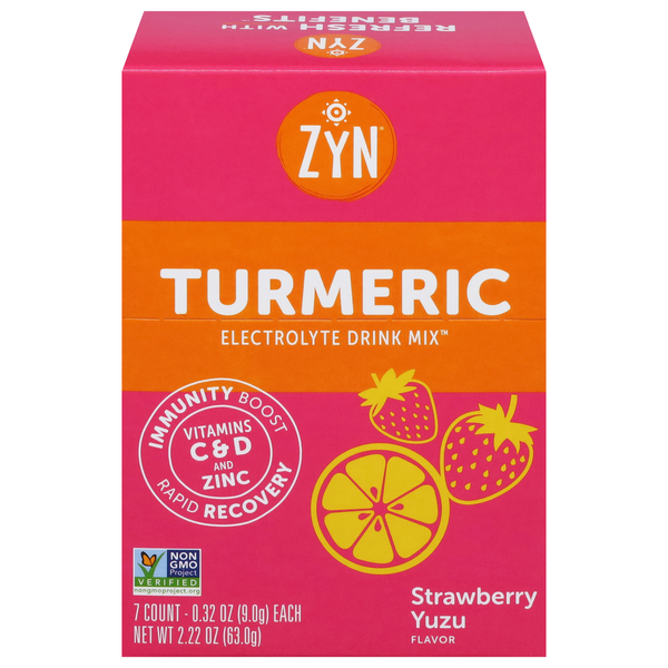 ZYN Strawberry Yuzu Flavor Electrolyte Drink Mix Same-Day Delivery