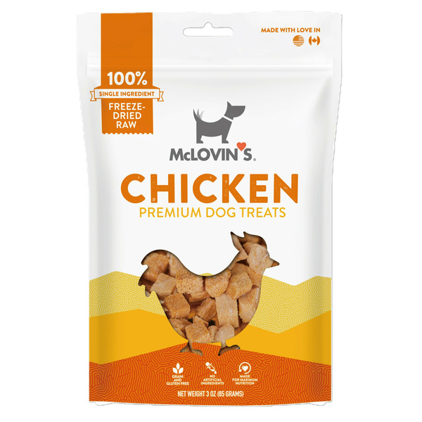 McLovin's Pet Freeze-Dried, Raw Chicken Dog Treats