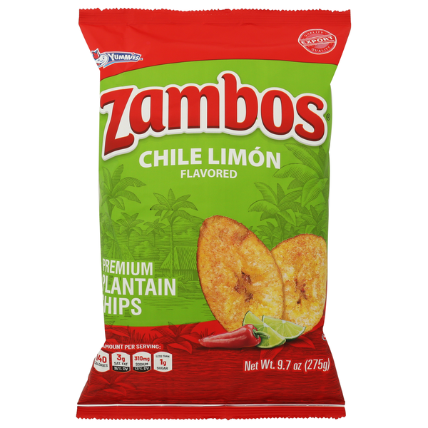 Zambos Plantain Chips Picositos Chili & Lime