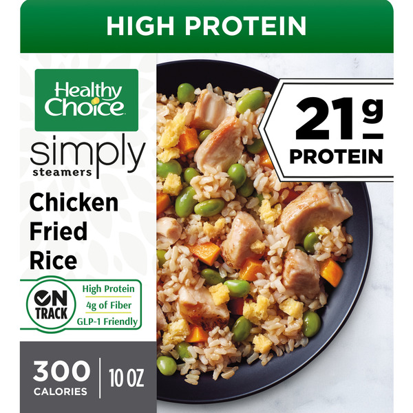 Healthy Choice Simply Steamers Chicken Fried Rice, Frozen Meal
