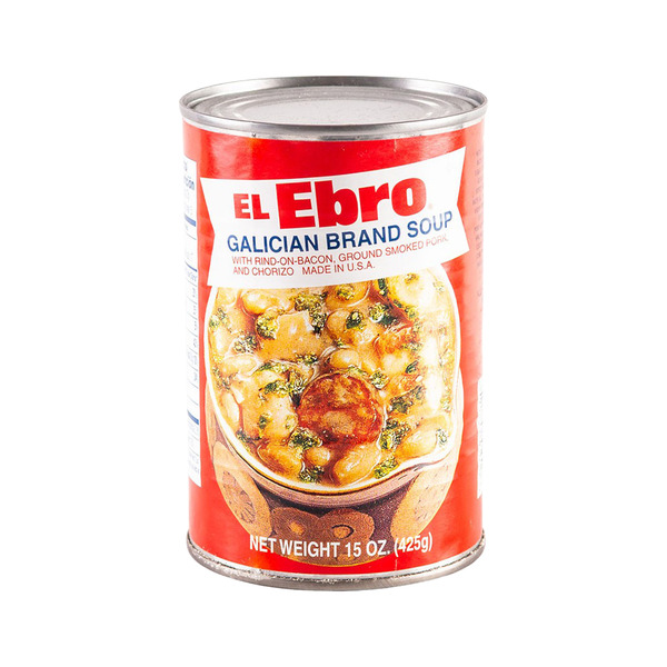 El Ebro Galician Brand Soup With Rind-on-bacon Ground Smoked Pork And Chorizo