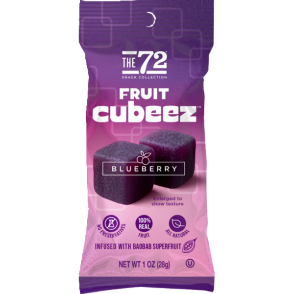 72 Snack Collection Blueberry Fruit Cubeez