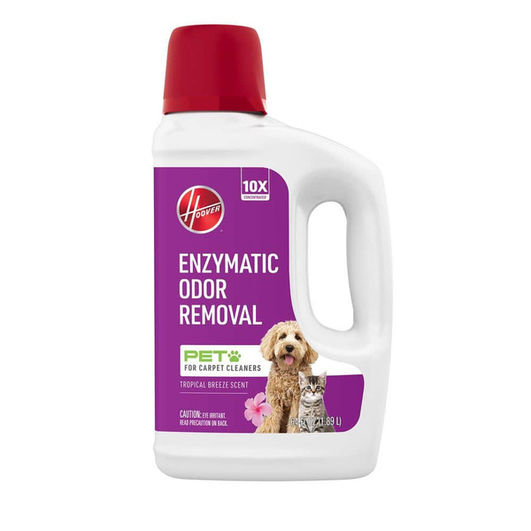 Hoover 64oz. Pet Carpet Cleaner Solution For Carpet,upholstery And Car Interiors,eliminate Pet Stains And Odors,scented Formula