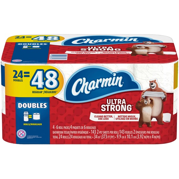 Charmin Ultra Strong Toilet Paper 24 Double Roll (24 ct) from Safeway