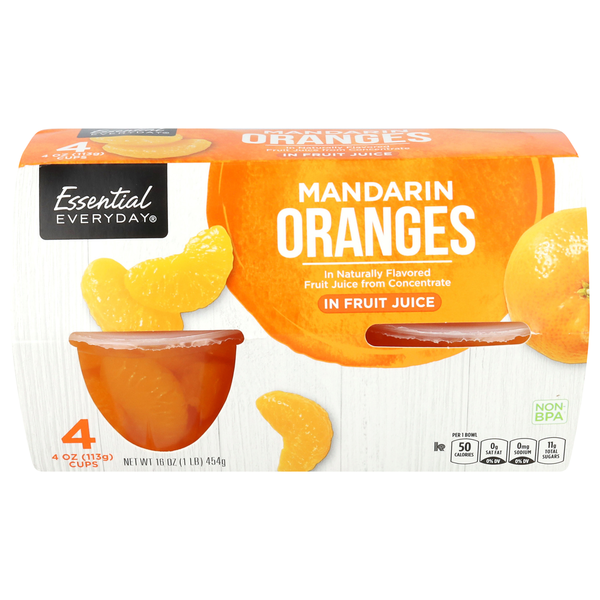 The チャズル Mandarin Orange 360ml　23本まとめ売り Essential Everyday Mandarin Oranges - 4 oz- 4 Cups Same-Day