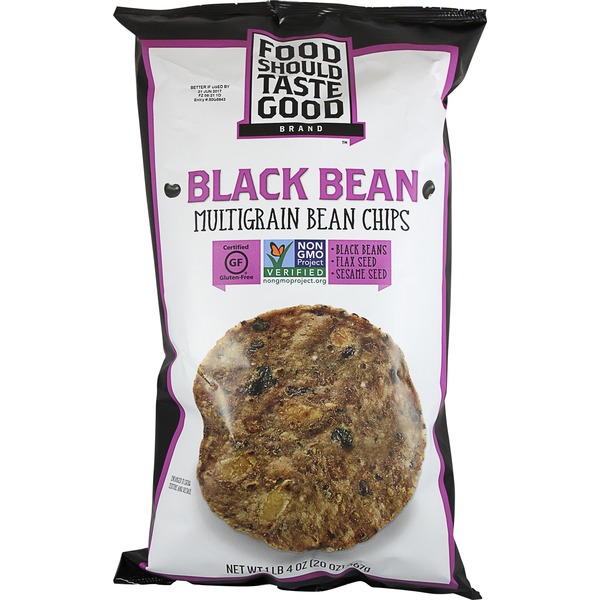 Food Should Taste Good Black Bean Multigrain Bean Chips (20 oz) from