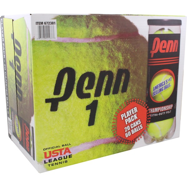 Penn Extra Duty Tennis Balls (60 ct) from Costco Instacart
