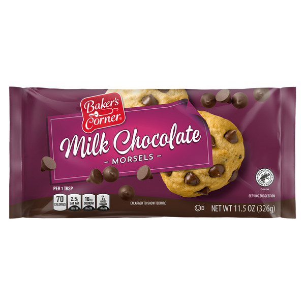 Baker's Corner Milk Chocolate Morsels Same-Day Delivery or Pickup