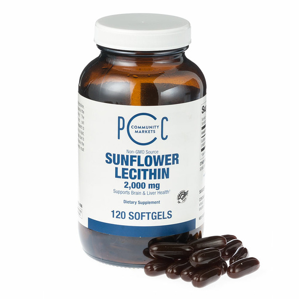 Sunflower Lecithin 1200mg - 200 softgels - Spectrum Supplements