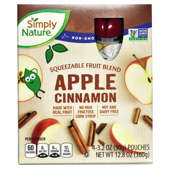 Lunch Buddies Apple Cinnamon Applesauce Squeezies, 12 count Same