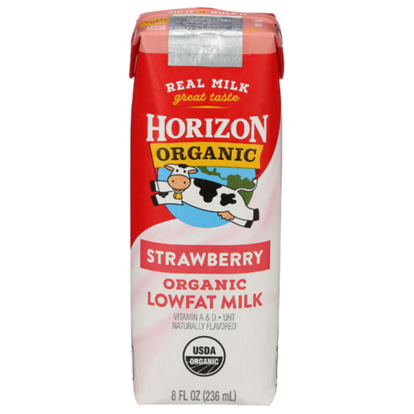 Horizon Organic Shelf Stable 1% Lowfat Strawberry Milk Box