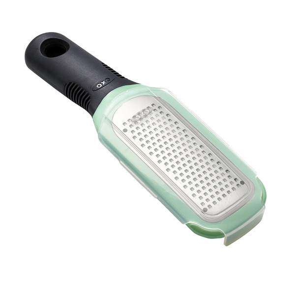 OXO Good Grips 7" Etched Stainless Steel Ginger & Garlic Grater With Non-Slip Handle