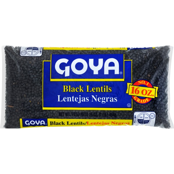 Goya Black Lentils, Dry (16 oz) Instacart