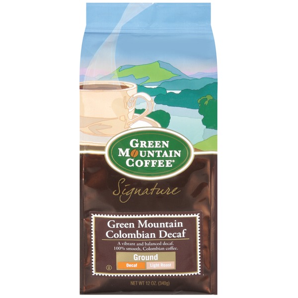 Green Mountain Coffee Signature Green Mountain Colombian Decaf Ground Coffee (12 oz) Instacart