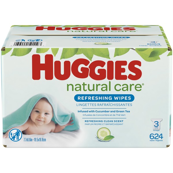 huggies refreshing clean scented baby wipes