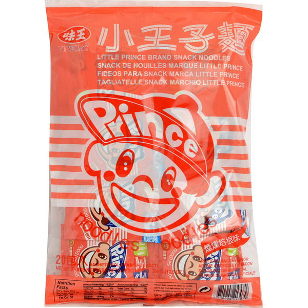 Ve Wong Prince Bacon Flavor Snack Noodles