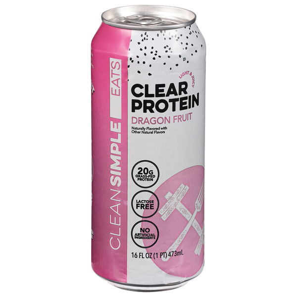 Clean Simple Eats Clear Protein, Dragon Fruit Same-Day Delivery or