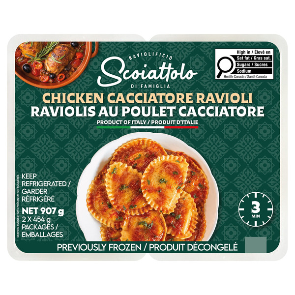 Scoiattolo Chicken Cacciatore Ravioli, 2 x 454 g