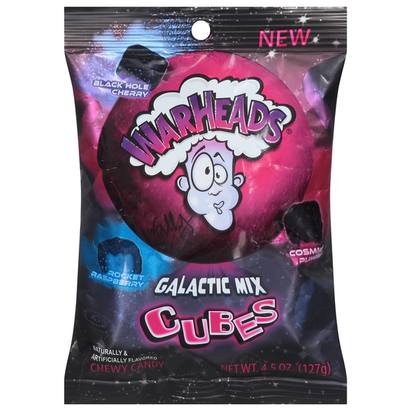 WARHEADS Candy, Galactic Mix, Chewy, Cubes Same-Day Delivery