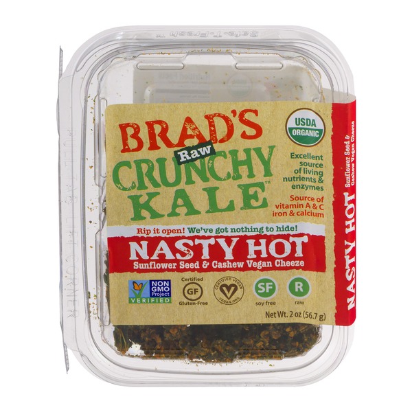Brad's Raw Raw Crunchy Kale Nasty Hot (2 oz) Instacart