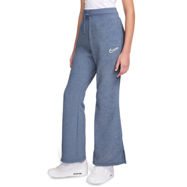 Nike Girls' Sportswear Fleece Pants, M - World Indigo & White