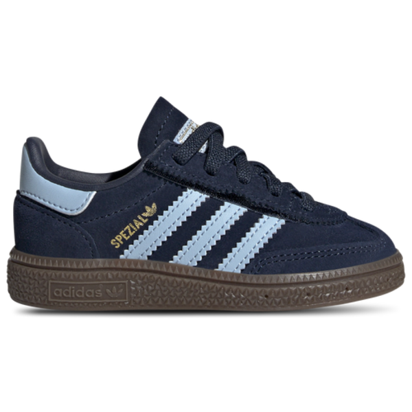adidas Boys' Handball Spezial Toddler Running Shoes, Size 6.0 - Collegiate Navy/Clear Sky