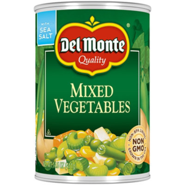 Del Monte Mixed Vegetables, Canned Vegetables