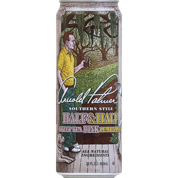 AriZona Half & Half, Sweet Tea Pink Lemonade, Southern Style (23 oz