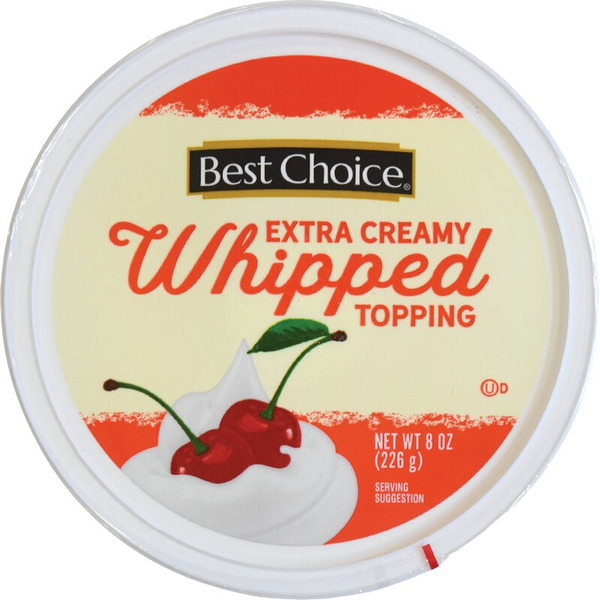 Best Choice EXTRA CREAMY WHIPPED TOPPING Same-Day Delivery | El