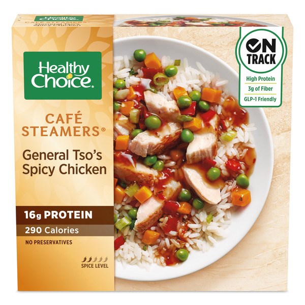 Healthy Choice Cafe Steamers General Tso's Spicy Chicken, Frozen Meal