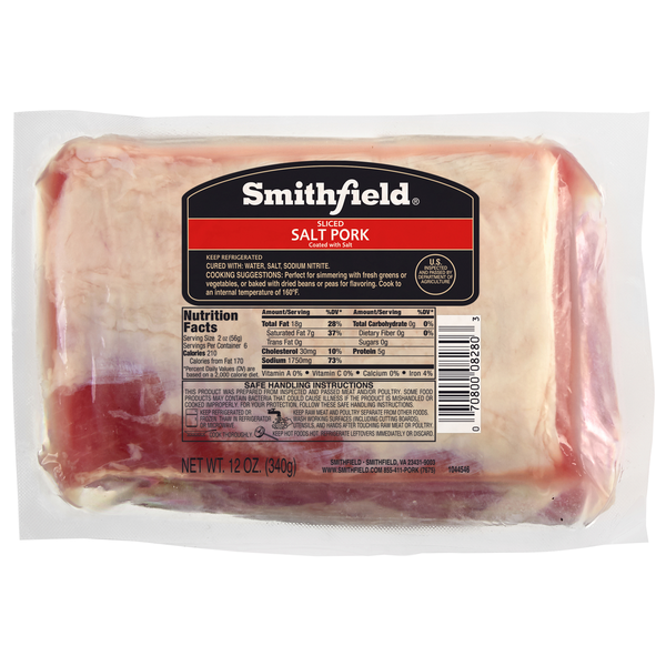 Smithfield Sliced Salt Pork