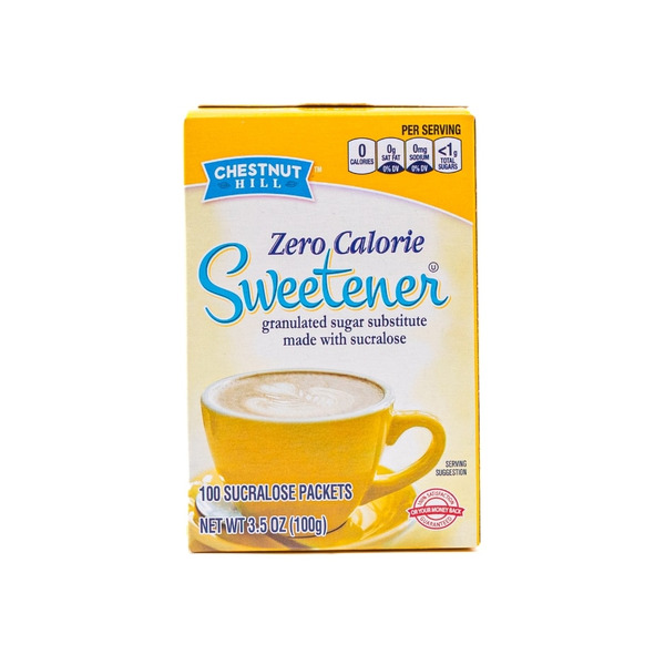 sugar s CHESTNUT HILL Zero Calorie Sugar Substitute Sucralose Sweetener
