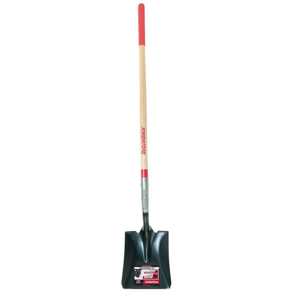 Razor-back Poweredge 48 In. Wood Handle Square Point Shovel