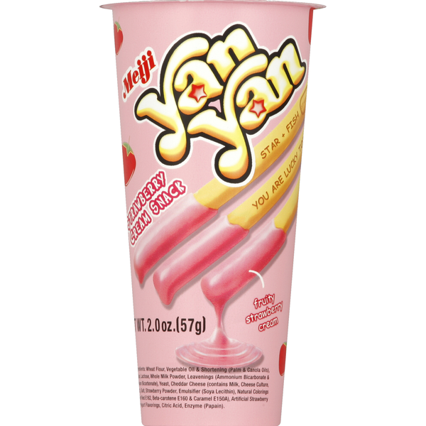 YAN YAN Strawberry Cream Snack Pre-Priced