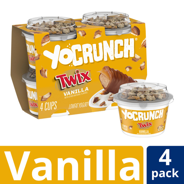 YoCrunch Vanilla Lowfat Yogurt with Twix Pieces Same-Day Delivery