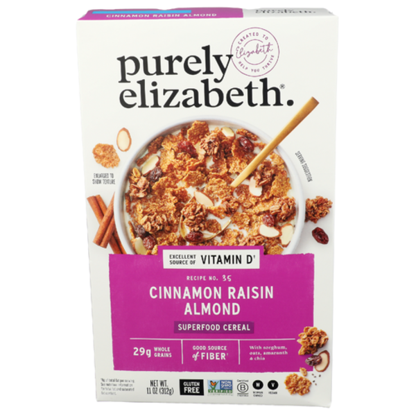 Purely Elizabeth Cinnamon Raisin Almond Superfood Cereal
