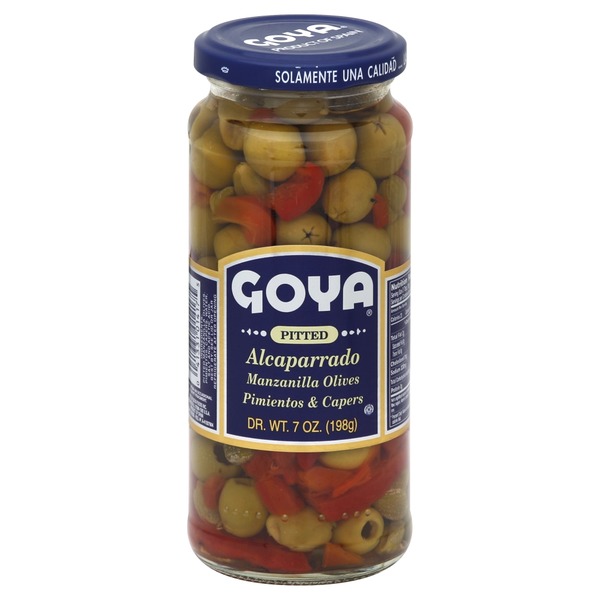 Goya Alcaparrado Manzanilla Olives Pimientos & Capers Pitted from