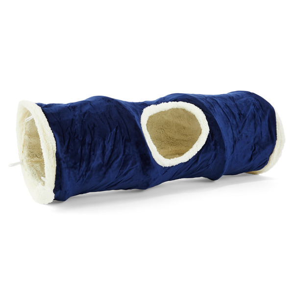 Leaps & Bounds Crinkle Cat Tunnel - Navy