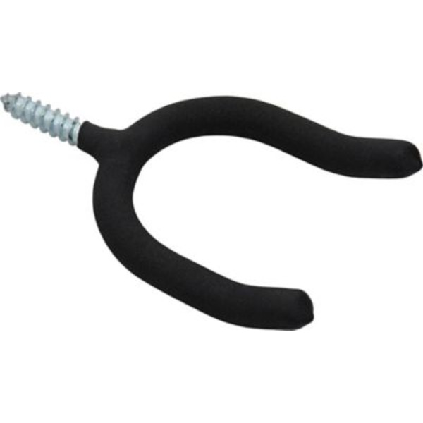 Hillman Hardware Essentials 60 lb. All Purpose Hooks, Black Vinyl, 60-Pack