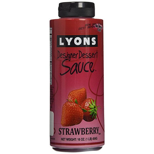 Lyons Strawberry Dessert Sauce - 16 oz