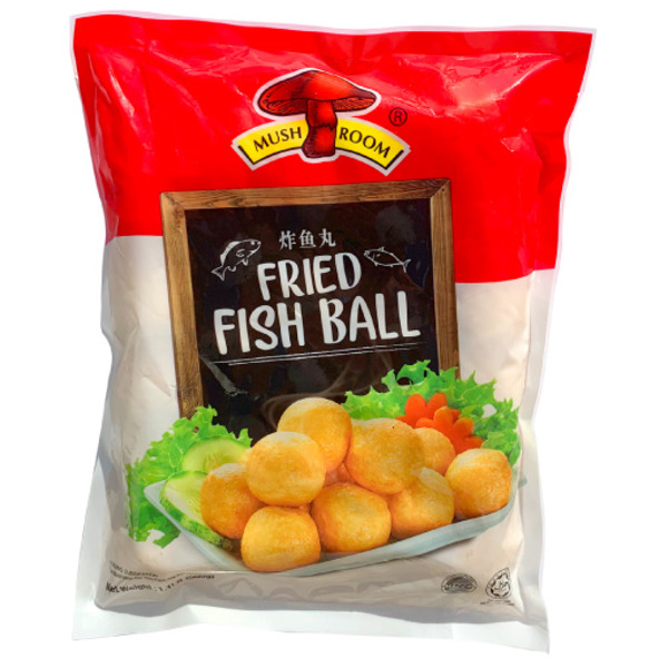 Mushroom Fried Fish Ball