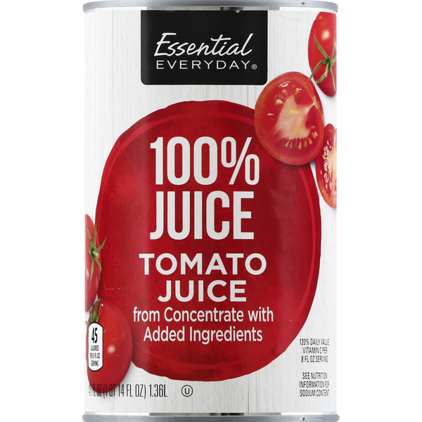 Essential Everyday 100 Juice, Tomato (46 oz) Instacart