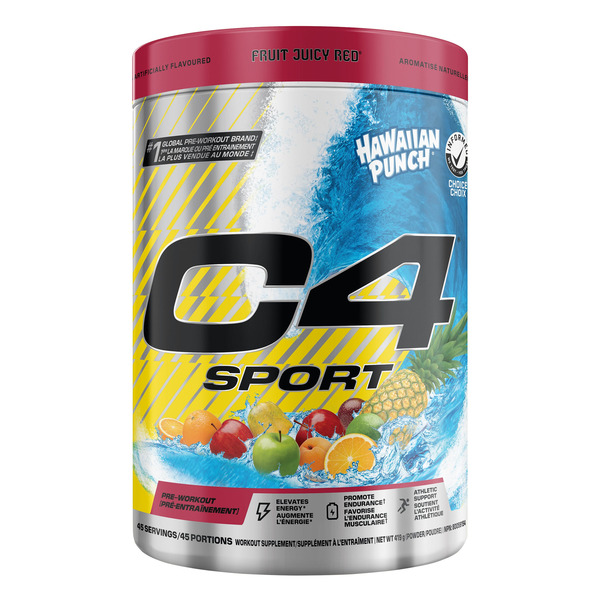 C4 Energy Sport Pre-Workout Hawaiian Punch Powder