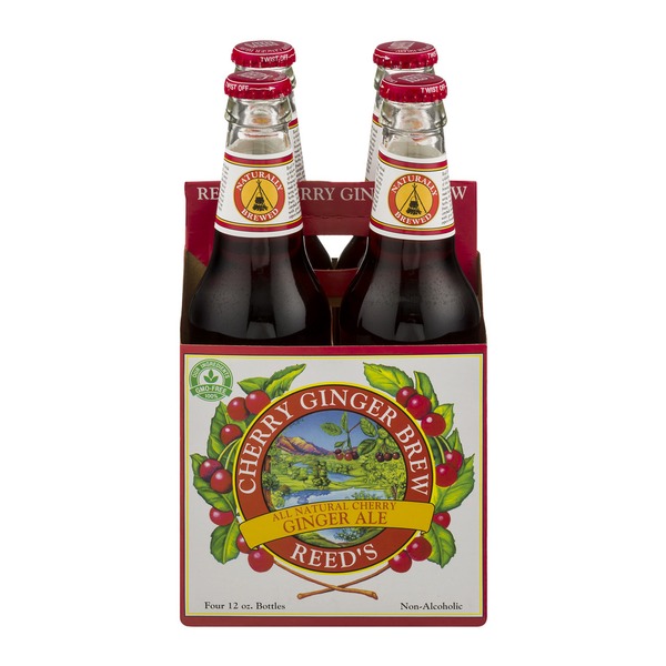 Reed's Inc. Cherry Ginger Brew All Natural Cherry Ginger Ale (12 fl oz