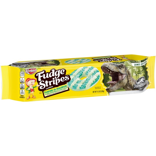 Keebler Fudge Stripes Jurassic World Cookies FudgeOSaurus (11.5 oz