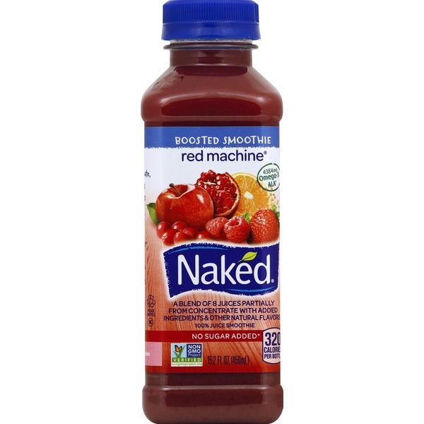 Naked Red Machine Flavored 100% Juice Smoothie Blend Same-Day